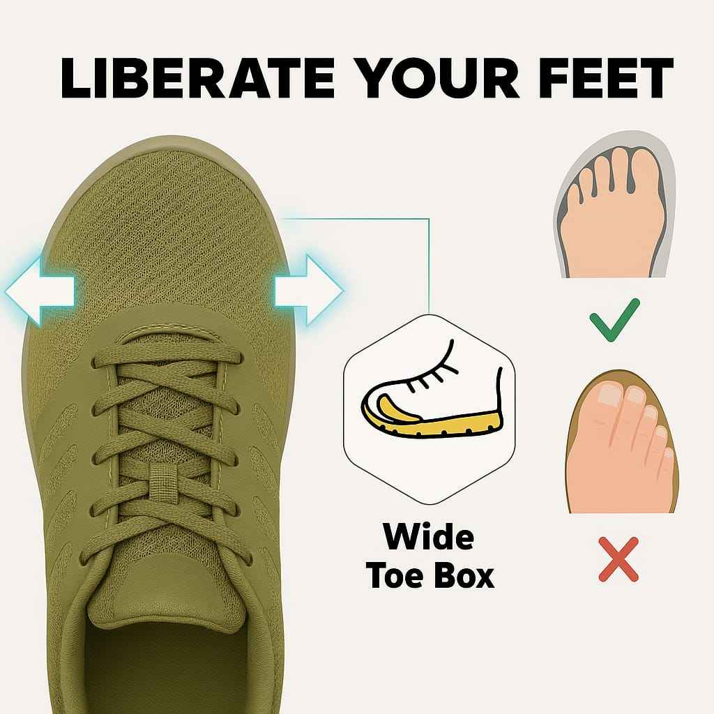 Wide Toe Box Running Shoes